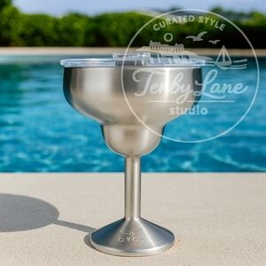 ORCA Rita 13oz Bare Stainless Steel Insulated Margarita Cup w/ Insert Lid
